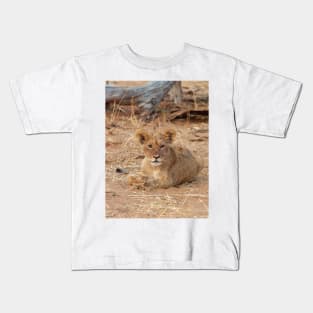Little Lion Cub Resting Kids T-Shirt